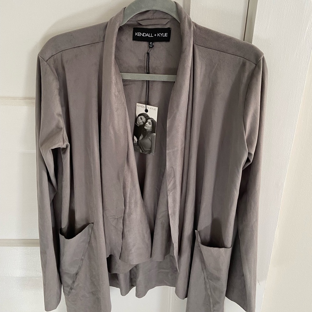 Never worn Kendall and Kylie Suede cardigan
